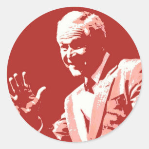 Sticker Rond George Bush/Miss Me ?