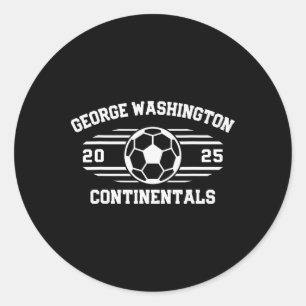 Sticker Rond George Washington Continentals Football 2025