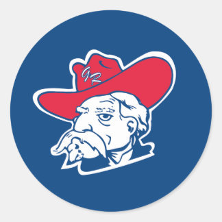 Sticker Rond Georgia Rebels Baseball 16U