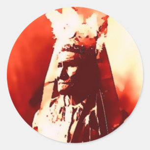 Sticker Rond Geronimo