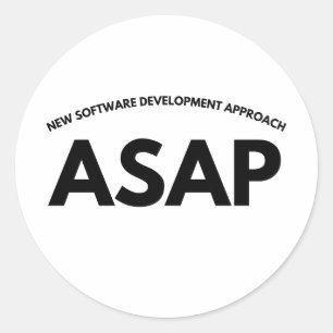 Sticker Rond Gestion de projet ASAP