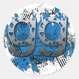 Sticker Rond gg bon jeu