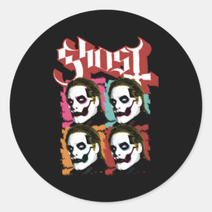 Sticker Rond Ghost€Pop