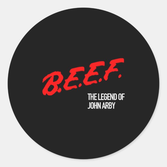 Sticker Rond Ghostbeef - Legends  (Devant)