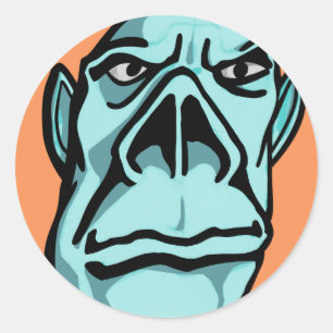 Sticker Rond Giant Turquoise