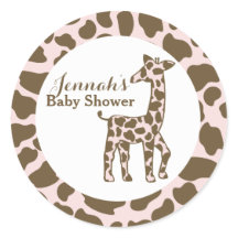 Giraffe Spots Baby shower rose