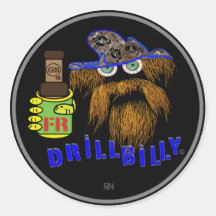 Gisement de pétrole de BLEU de DRILLBILY