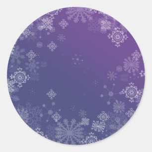 Sticker Rond Givré