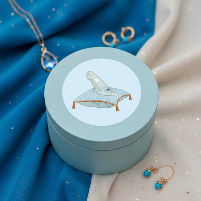 Sticker Rond Glass Slipper (Créateur téléchargé)