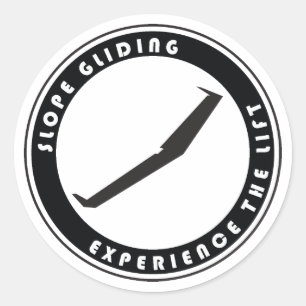 Sticker Rond Glissement de pente