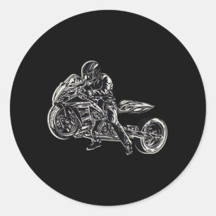 Sticker Rond Glisser vélo