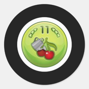Sticker Rond Glitch Achievement ok soaker