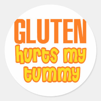 Sticker Rond Gluten fait mal à ma maman
