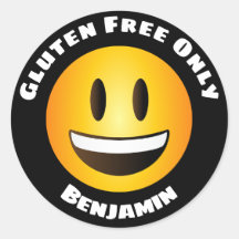 Gluten sans sourire visage Emoji