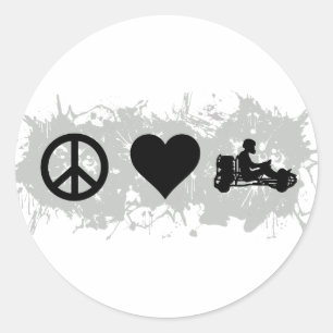 Sticker Rond Go kart