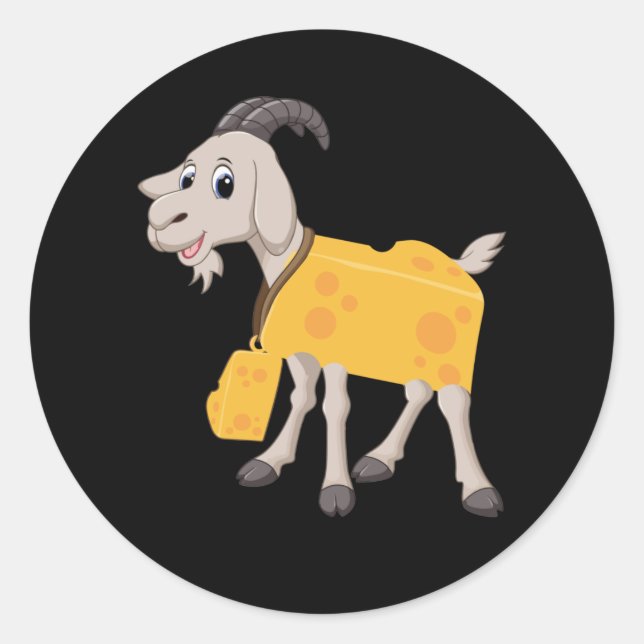 Sticker Rond Goat Cheese (Devant)