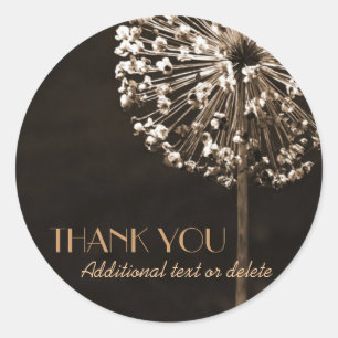 Sticker Rond Golden Dandelion vous souhaite un grand merci