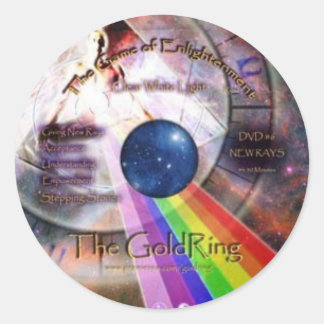 Sticker Rond GoldRing Jeu des Lumières