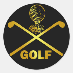 STICKER ROND GOLF