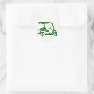 Sticker Rond Golf