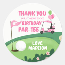 Golf Par-Tee Cupcake Topper Garçon Anniversaire Fa