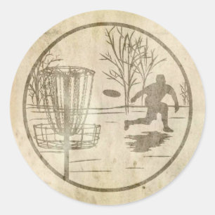 Sticker Rond Golf sur disque