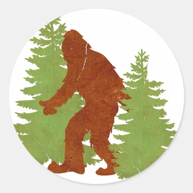 Sticker Rond Gone Squatchin (Devant)