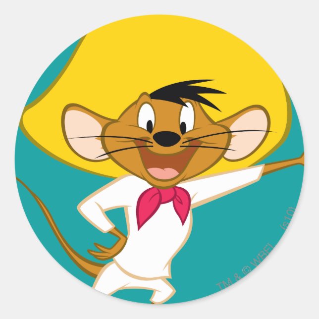 STICKER ROND GONZALES™ VITESSE (Devant)