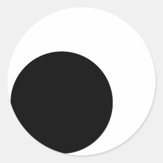 Sticker Rond Googly Eyes (pas de frontière)