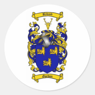 STICKER ROND GORDON FAMILLE CREST - GORDON BRAS