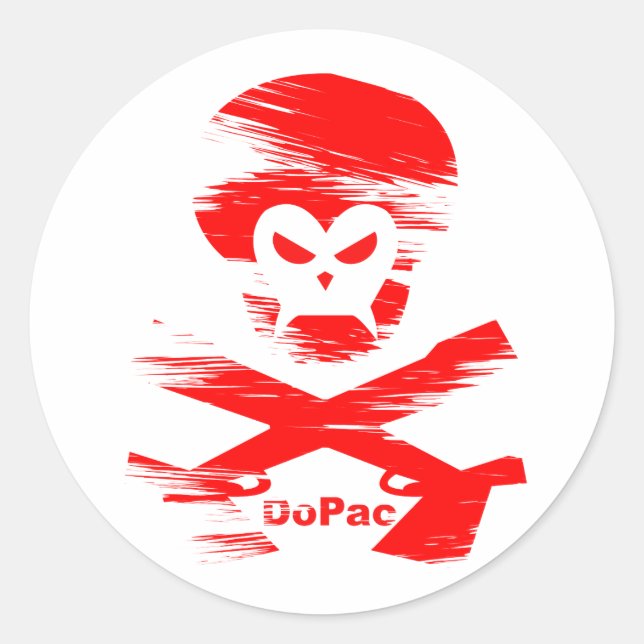 Sticker Rond Gorilla (Devant)