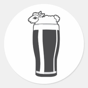 Sticker Rond Goût irlandais