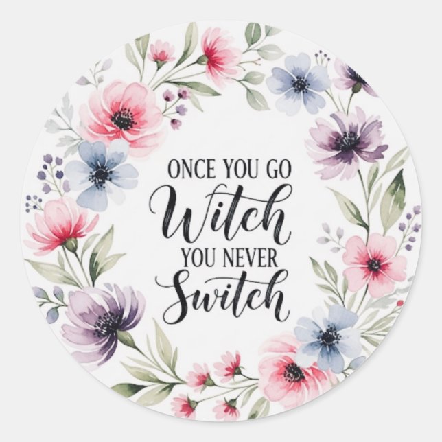 Sticker Rond GoWitch (Devant)