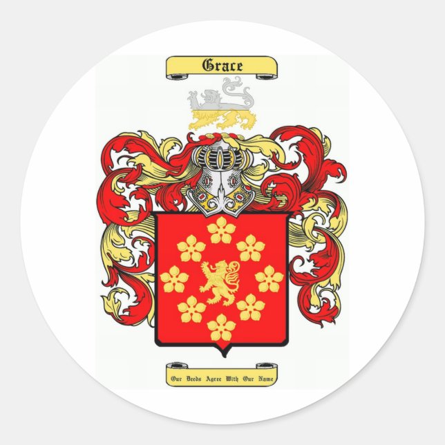 Sticker Rond Grâce (Devant)