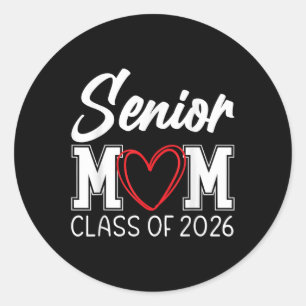 Sticker Rond Graduation Cl Of 2026 Senior 2026