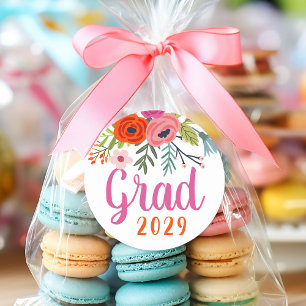 Sticker Rond Graduation de Bright Floral