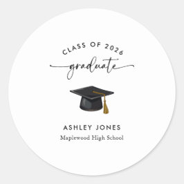 Sticker Rond Graduation minimale moderne