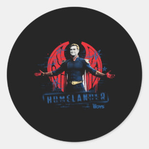 Sticker Rond Graffiti de Homelander