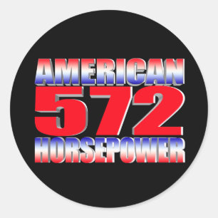 Sticker Rond Grand bloc Chevy 572