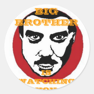 STICKER ROND GRAND FRÈRE VOUS REGARDE