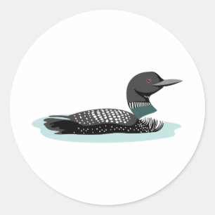 Sticker Rond Grand lon du Nord