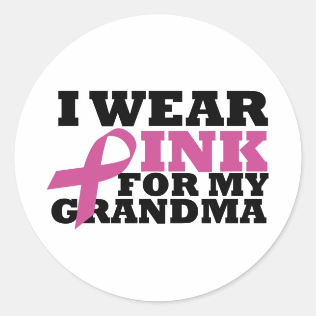 Sticker Rond grand-mère (Devant)
