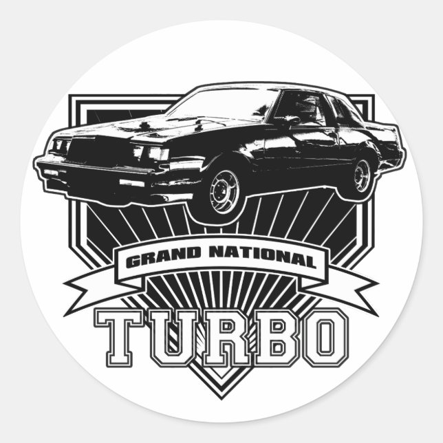 Sticker Rond Grand National (Devant)