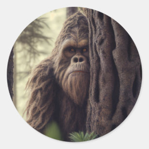 Sticker Rond Grand Pied/Sasquatch