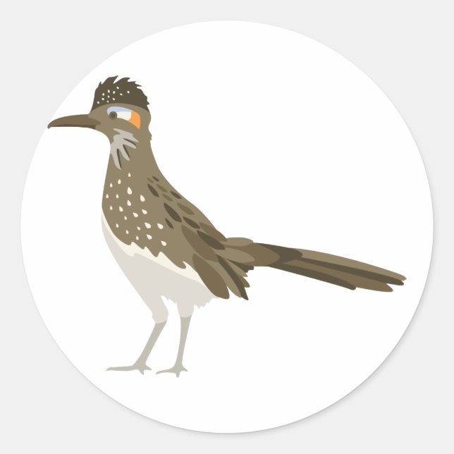 Sticker Rond Grand Roadrunner (Devant)