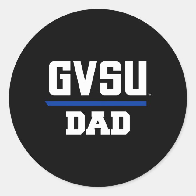 Sticker Rond Grand Valley Gvsu Lakers Papa (Devant)
