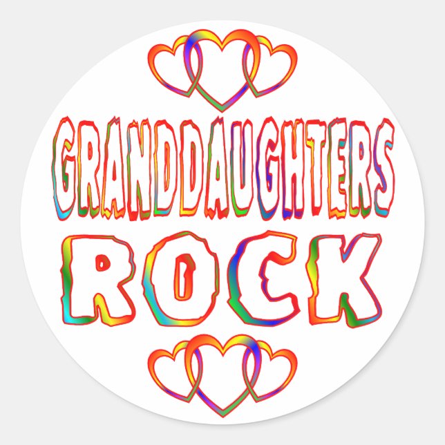 Sticker Rond Granddaughton Rock (Devant)