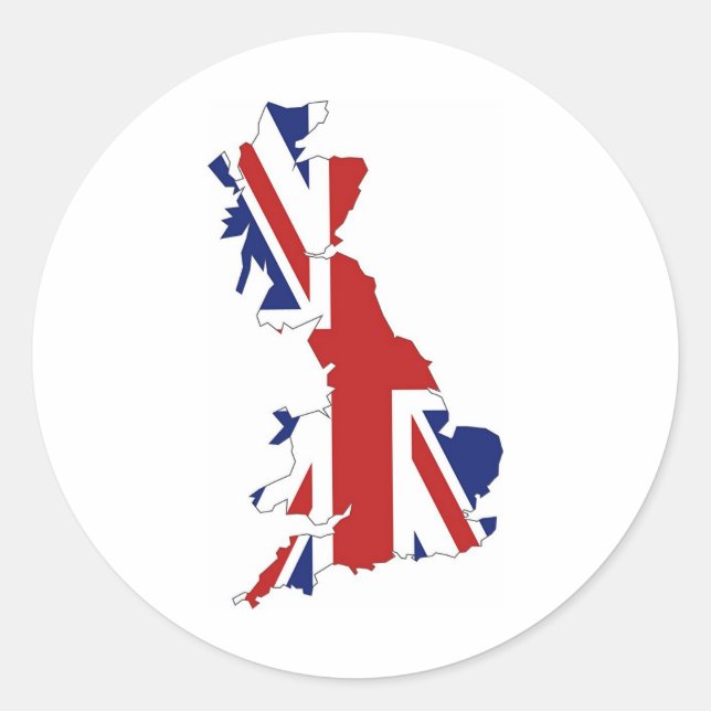 Sticker Rond Grande-Bretagne (Devant)