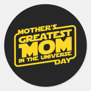 Sticker Rond Grande Maman - Petite,