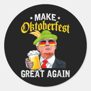 Sticker Rond Grande nouvelle Funny Pro Trump 2024